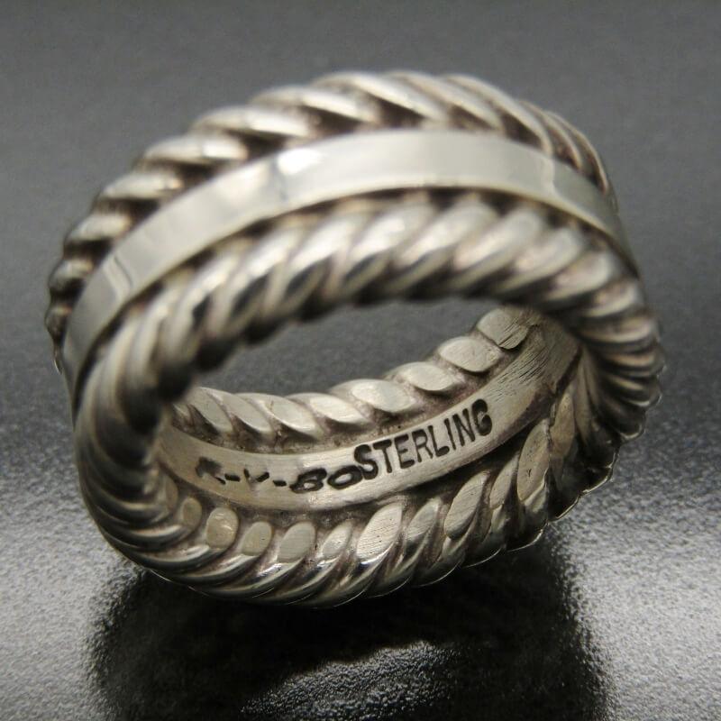 Navajo Steve Arviso サンバースト リング 19号 Navajo Steve Arviso サンバースト リング 19号 - メルカリ