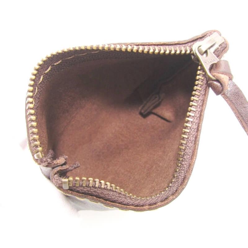 HERZ（ヘルツ） 美品 HERZ Organ オルガン マチ付きファスナーポーチ