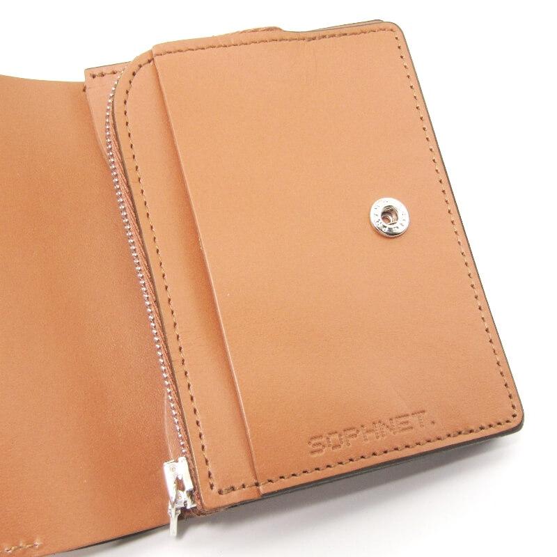 未使用 SOPHNET. ソフネット LEATHER WALLET SOPH-250086 二つ折り財布