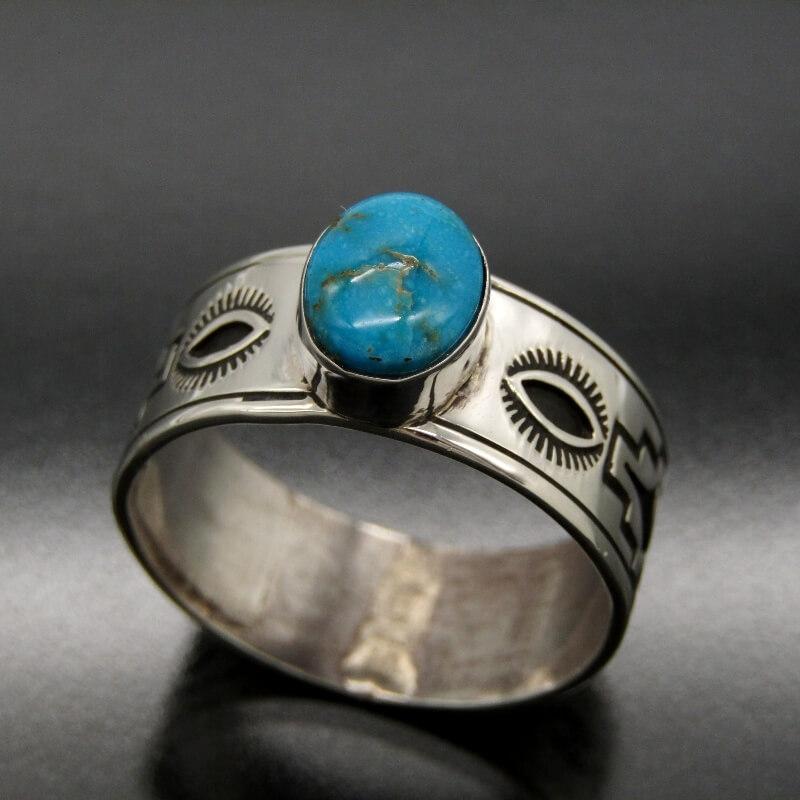 【J263】ヴィンテージ　ナバホ ナジャ　ターコイズ　リング　16号 J263】ヴィンテージ ナバホ ナジャ ターコイズ リング 16号 M109458807