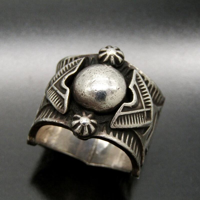 Sunshine Reeves ナバホ族 リング スタンプワーク サンシャイン