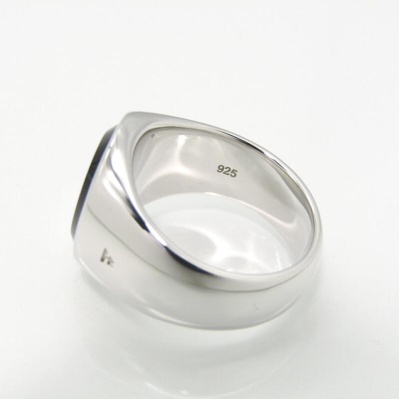 美品 TOM WOOD トムウッド リング Oval Polished Black Onyx Ring #56