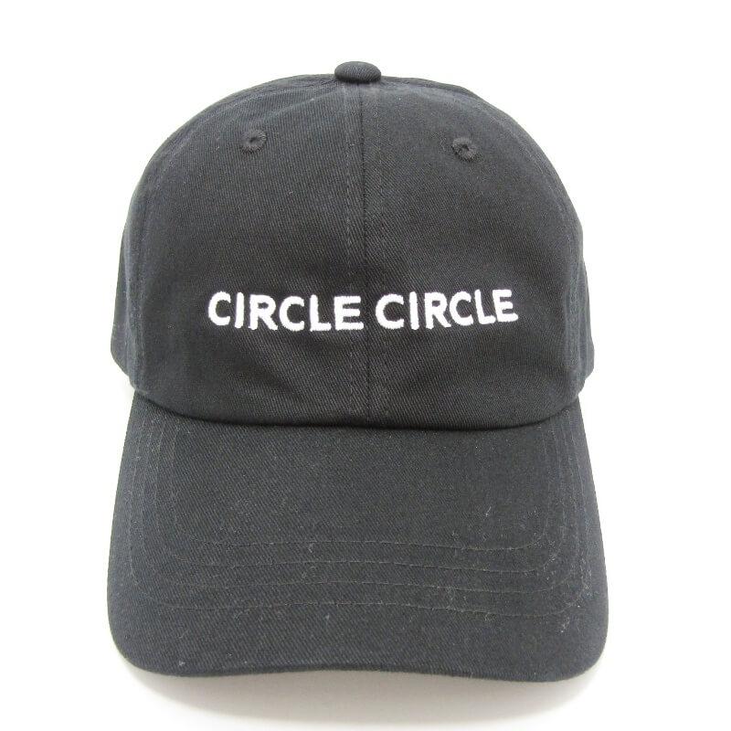CIRCLE CIRCLE、キャップ/サークルサークル 美品 CIRCLE サークルサークル キャップ CC-ACCCP-002NL CC 6 PANEL