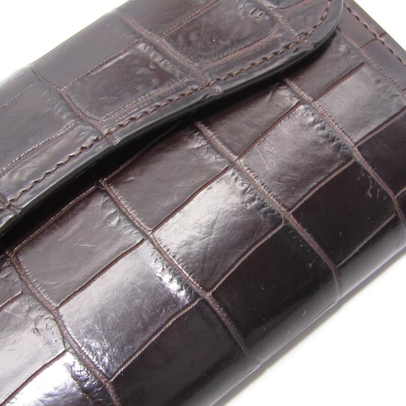 WILDSWANS（ワイルドスワンズ） 長財布 クロコ WAVE 大型 ウェイブ