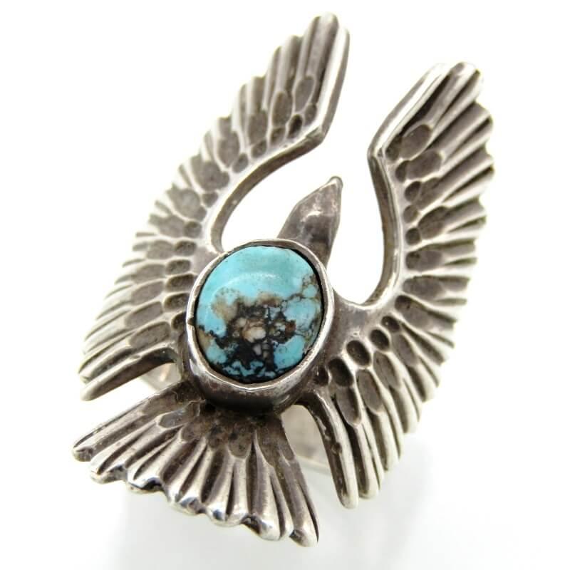 REDMAN. レッドマン リング プレイングイーグル ターコイズ SV925