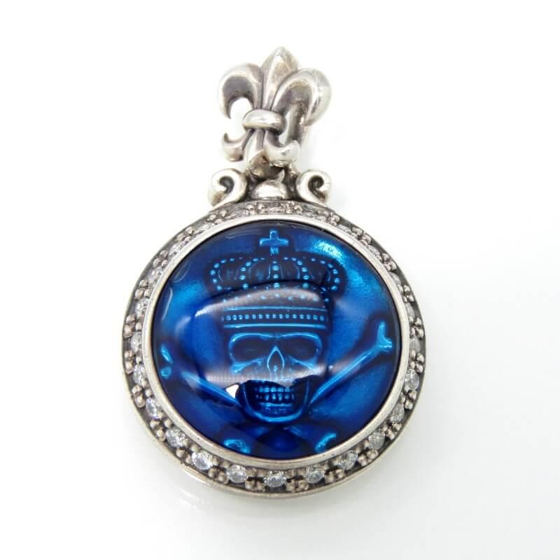 新品◇JUSTIN DAVIS◇DIP PENDANT◇スカルペンダント◇廃盤◇ 【公式通販】