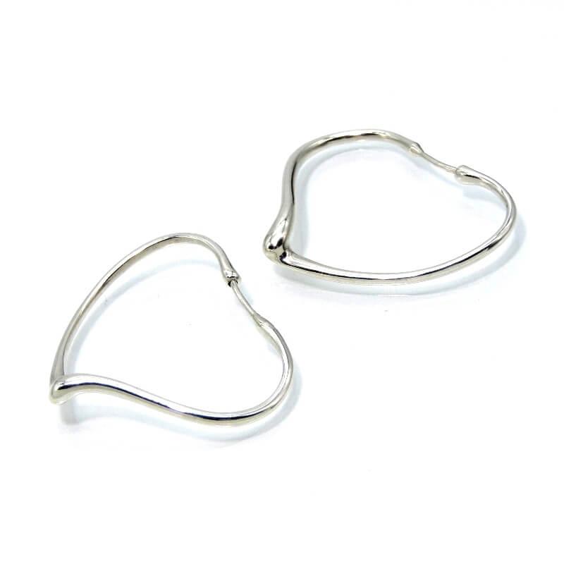 【即購入可】Tiffany & Co. オープンハートフープピアス Tiffany & Co] オープンハート フープピアス サイズS 武井咲