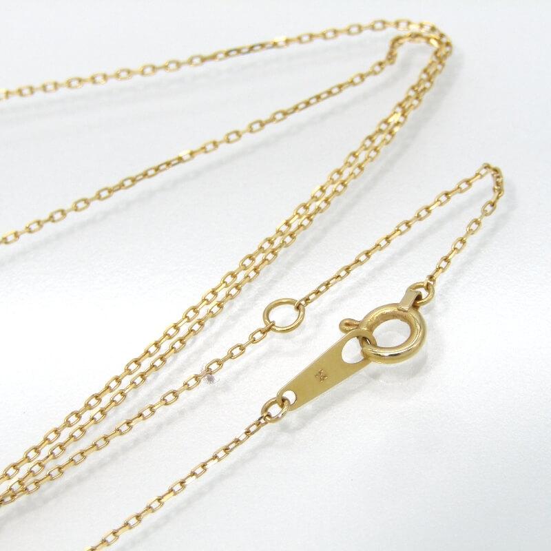 BIZOUX ビズー ネックレス レスポワール カーブ K18YG イエロー 