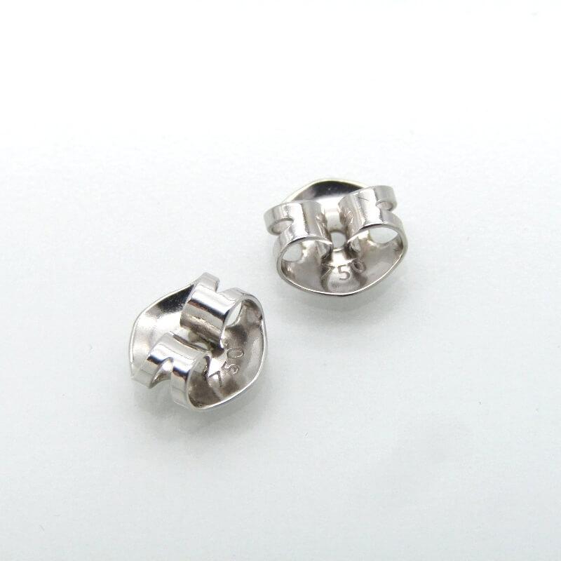 美品 TASAKI タサキ 田崎真珠 ピアス パール K18WG ダイヤモンド