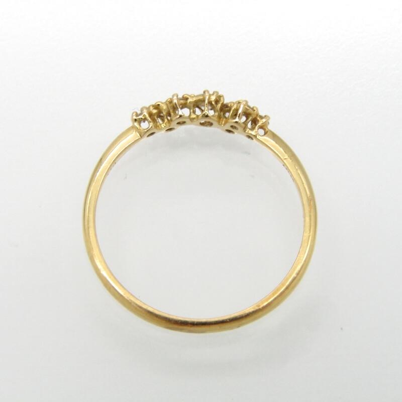 AHKAH アーカー BBリング K18YG ダイヤモンド ビービー レディース