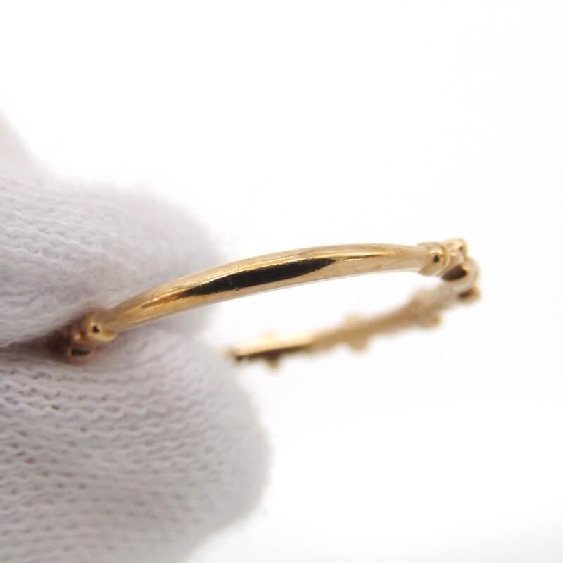 美品 NOJESS ノジェス リング K10YG ダイヤモンド イエローゴールド