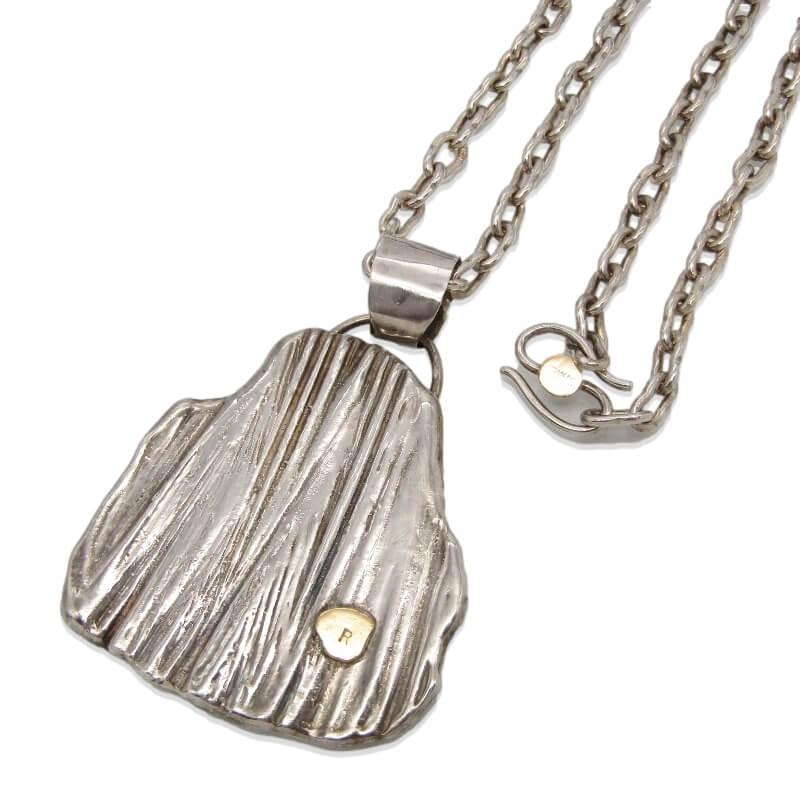 【新品】BREAD MAKER onyx✖️silverビーズネックレス 美品 BREAD MAKER ブレッドメイカー ネックレス unchained chain bark