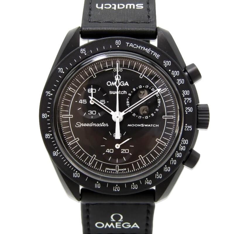 OMEGA（オメガ） 美品 × Swatch MISSION TO THE MOONPHASE NEW MOON 