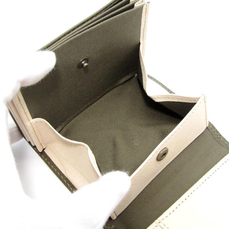 美品 m+ エムピウ ミニ財布 millefoglie II P25 ミッレフォッリエ2 一