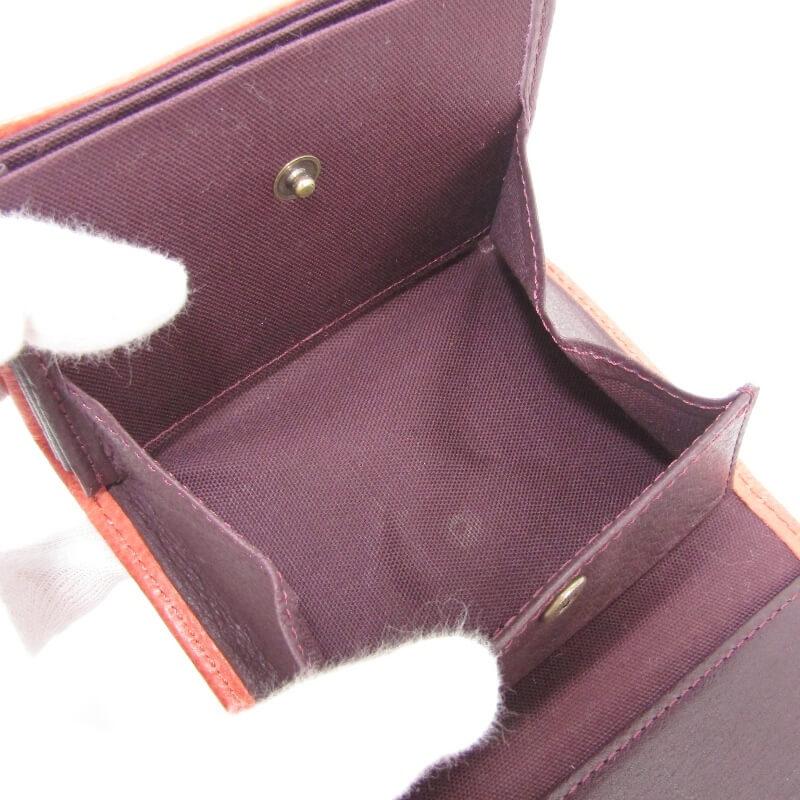 美品 m+ エムピウ ミニ財布 millefoglie II P25 ミッレフォッリエ2 一