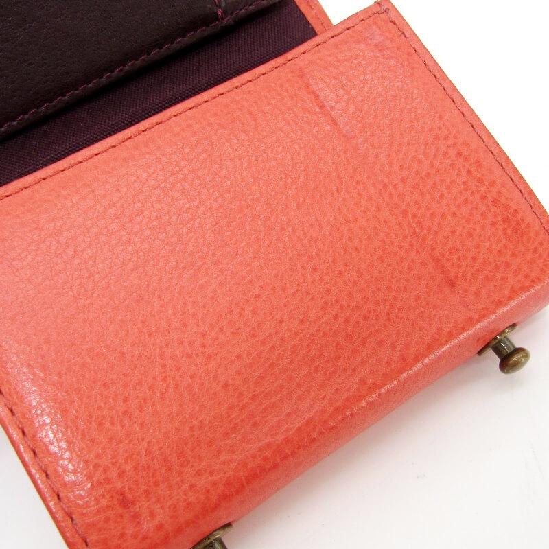 美品 m+ エムピウ ミニ財布 millefoglie II P25 ミッレフォッリエ2 一