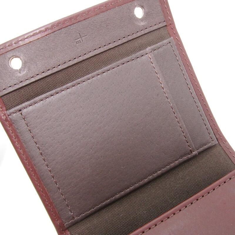 美品 m+ エムピウ ミニ財布 millefoglie II P25 ミッレフォッリエ2 一