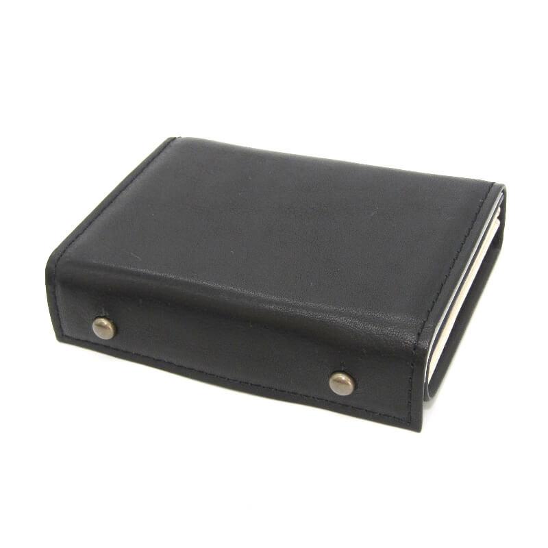 美品 m+ エムピウ ミニ財布 millefoglie II P25 オイルバケッタ