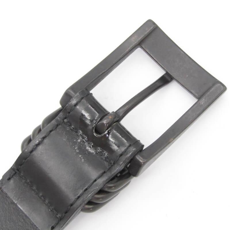 BLACKBARRETT by NEIL BARRETT ブラックバレットバイニールバレット ベルト 黒迷彩 7穴 30ｍｍ幅 プレーン  ブラック 黒   28011900 |  | 03