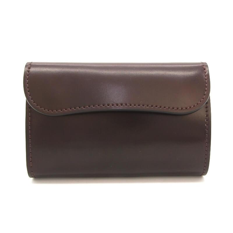 WILDSWANS（ワイルドスワンズ） 美品 三つ折り財布 シェルコードバン 