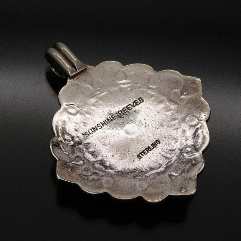 美品 Sunshine Reeves ナバホ族 ペンダント モレンシ ターコイズ