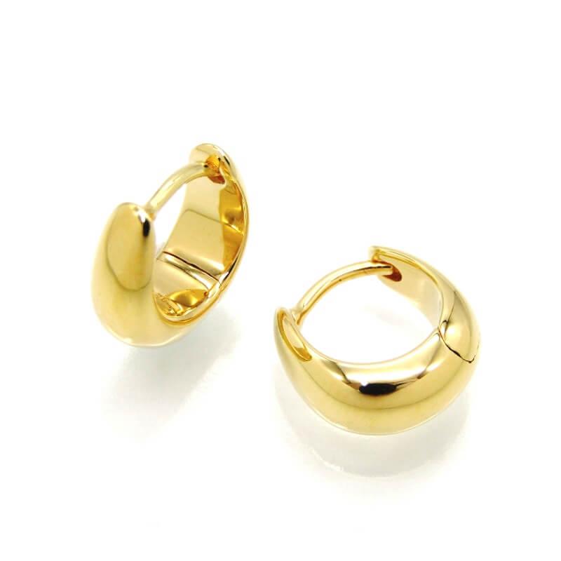 美品 TOM WOOD トムウッド フープピアス Ice Huggies Gold アイスハギーズ 両耳用 SV925/18Kコーティング  28012000 | 