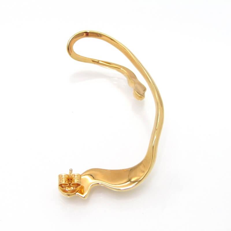 Kinks Lab キンクスラボ ピアス Intertwine Gold ブロブアーキテクチャモチーフ 右耳用 真鍮 ブラス  28012014 |  | 02