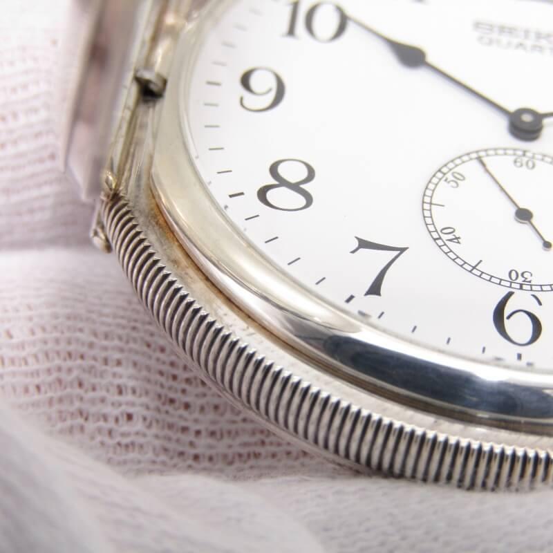 SEIKO セイコー 懐中時計 クオーツ 服部時計店 創業100年記念 限定 2628-0090 ポケットウォッチ 銀 シルバー925 68g シルバー 28012618_2