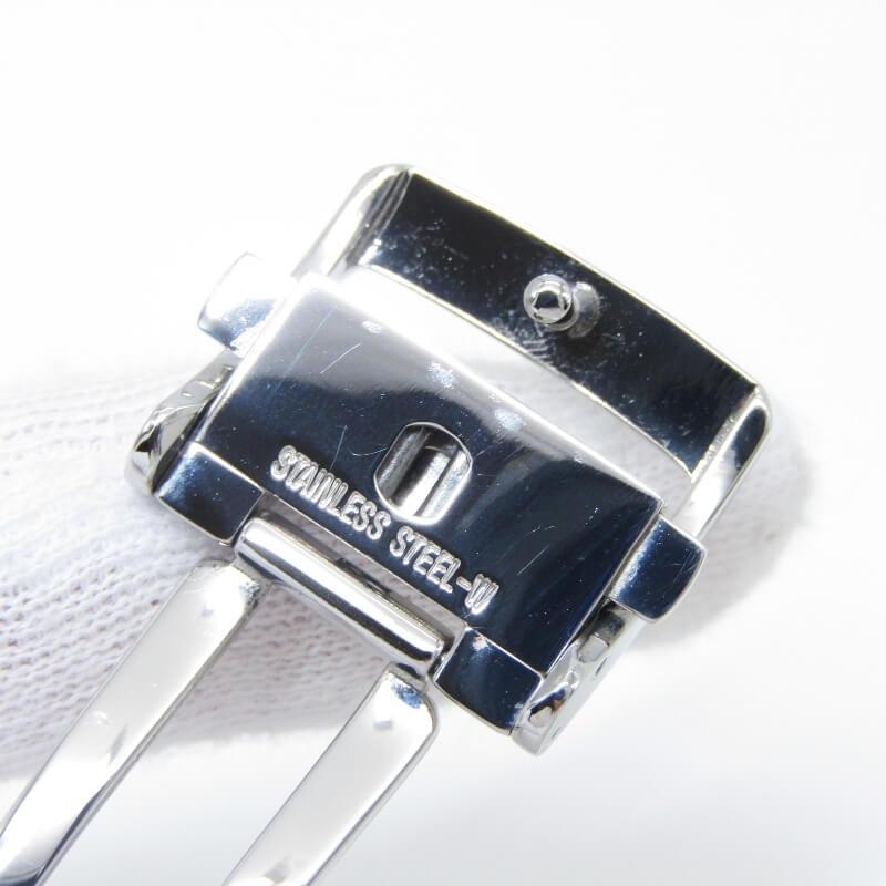 美品 SEIKO セイコー Dバックル 純正 18mm 時計ベルト用 ステンレス シルバー色 SS   28013263 | SEIKO | 04