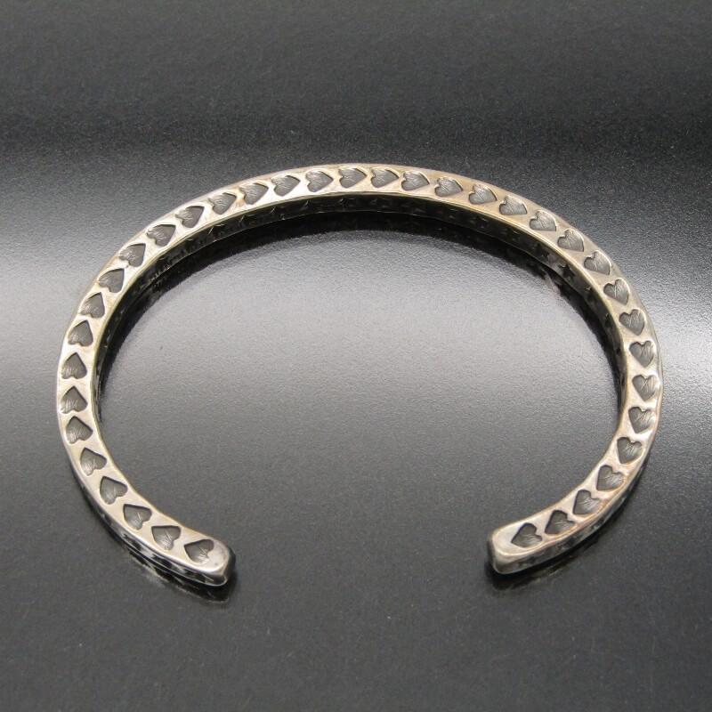 美品 Sunshine Reeves ナバホ族 バングル スタンプワーク 4mm サンシャインリーブス スター ハート 4面スクエア ブレスレット  28013294 |  | 04