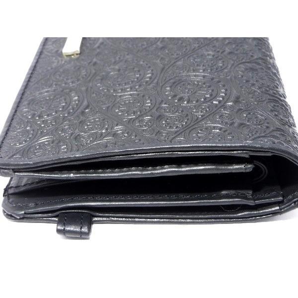 GARNI Vine Pattern Zip Long Wallet ガルニ