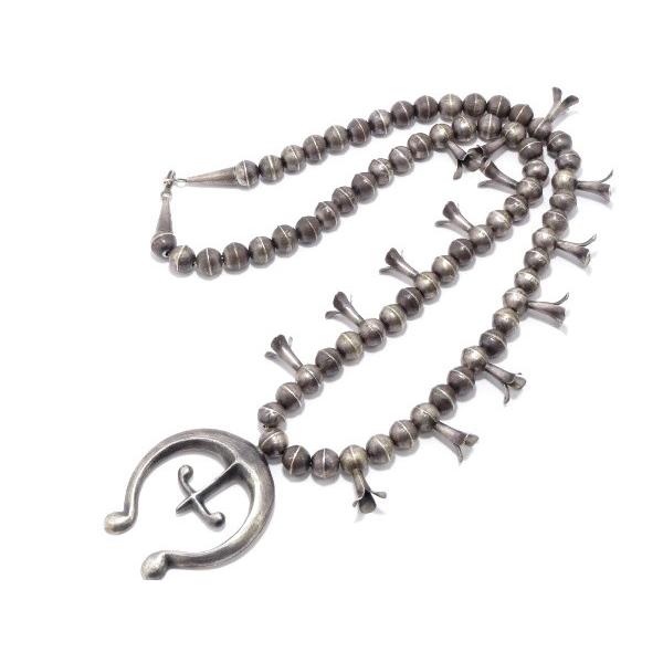 Navajo ナバホ族 スカッシュブロッサム ナジャ ネックレス Navajo ナバホ族 スカッシュブロッサム ナジャ ネックレス