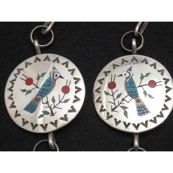 Raymond Boyd ナバホ族 バード インレイ ネックレス シルバー 美