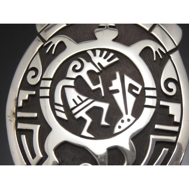 Puhuhoiya ホピ族 ペンダント トップ タートル シルバー