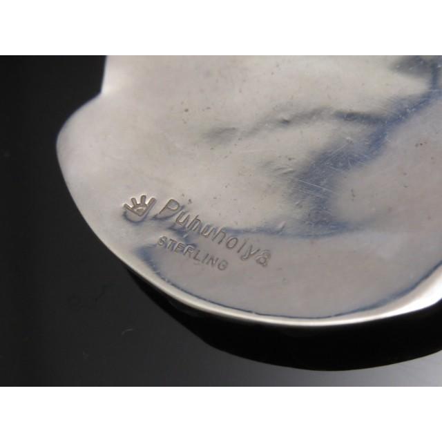 ホピ族 シルバーペンダントトップ ベアハンド柄 中古品 インディアンジュエリー ホピ族 シルバーペンダントトップ ベアハンド柄 中古品