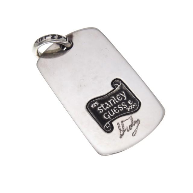 Stanley Guess スタンリーゲス ウッドギター ペンダントトップ シルバー系