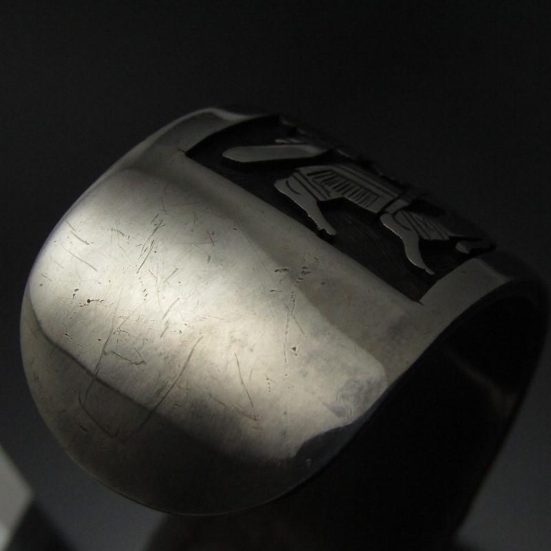 Charleston Lewis ホピ族 バングル 3Dサンフェイス イーグルダンサー