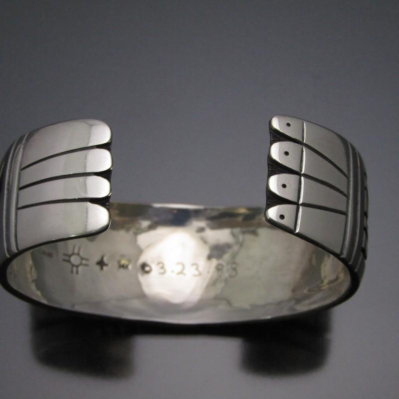Milson Taylor ホピ族 バングル 14K シルバー オーバーレイ ミル Milson Taylor ホピ族 バングル 14K シルバー オーバーレイ ミル