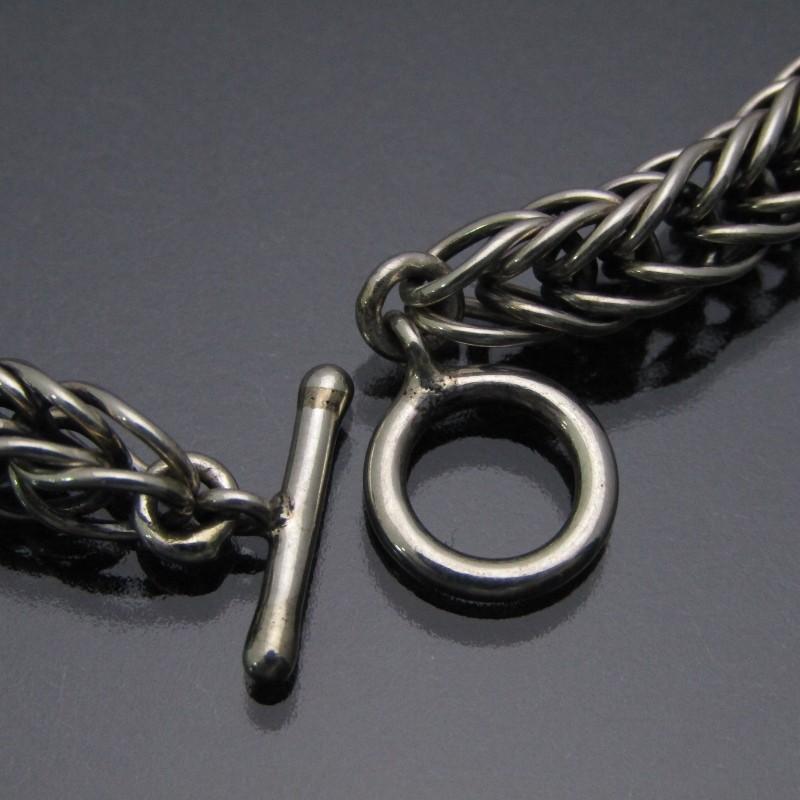 美品 Steve Arviso ナバホ族 ネックレス マネーチェーン 5mm幅 美品 Steve Arviso ナバホ族 ネックレス マネーチェーン 5mm幅