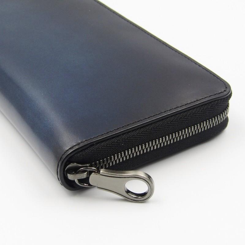 美品 Yuhaku ユハク 長財布 コードバン Yfc114 ラウンドファスナー 束入れ ロングウォレット ブルー 青 レザー 革 コードヴァン 中古 30009400 30009400 クラシック 通販 Yahoo ショッピング