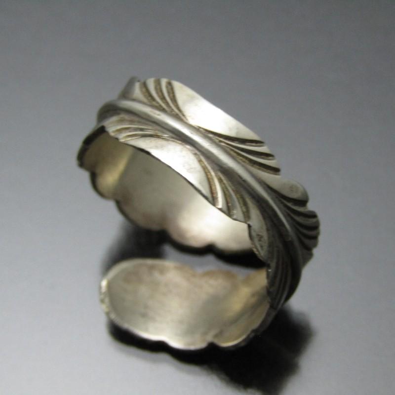 Joann Yazzie ナバホ族 フェザー リング シルバー フリーサイズ