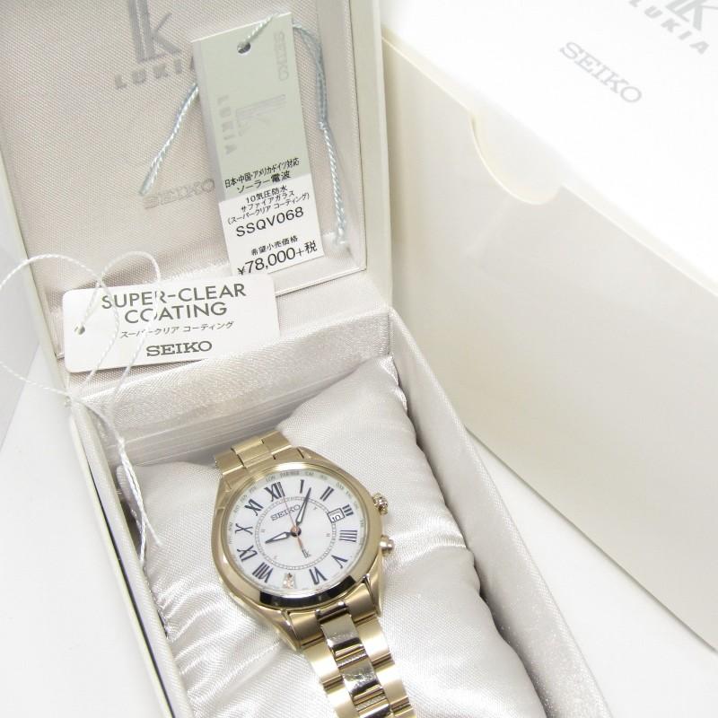 SEIKO 美品 セイコー SSQV068 LUKIA ルキア 電波ソーラー ダイヤ