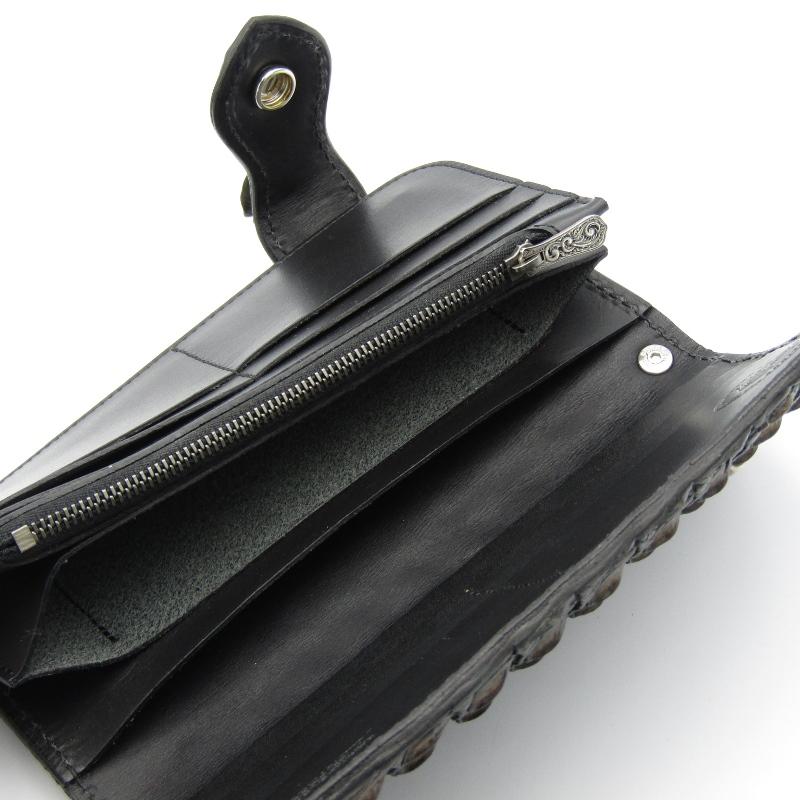 美品 FUNNY ファニー 長財布 ライダースウォレット ナイルクロコ  