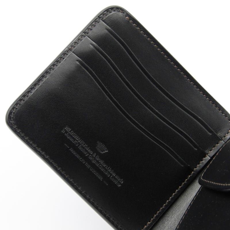 WILDSWANS 美品 ワイルドスワンズ 二つ折り財布 国産コードバン WILDSWANS 美品 ワイルドスワンズ 二つ折り財布 国産コードバン