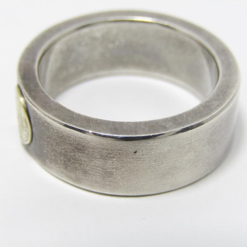 良品 CHOLOS チョロス リング SIGNETS RING SILVER K18 19号 良品 CHOLOS チョロス リング SIGNETS RING SILVER K18 19号