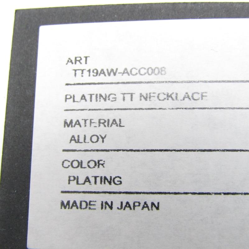 D.TT.K ディーティーティーケー ネックレス plating tt necklace