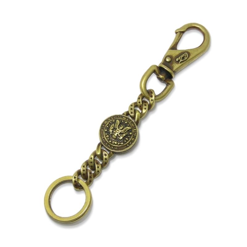 CALEE キャリー キーチェーン CONCHO KEY RING BRASS イーグル CALEE キャリー キーチェーン CONCHO KEY RING BRASS イーグル