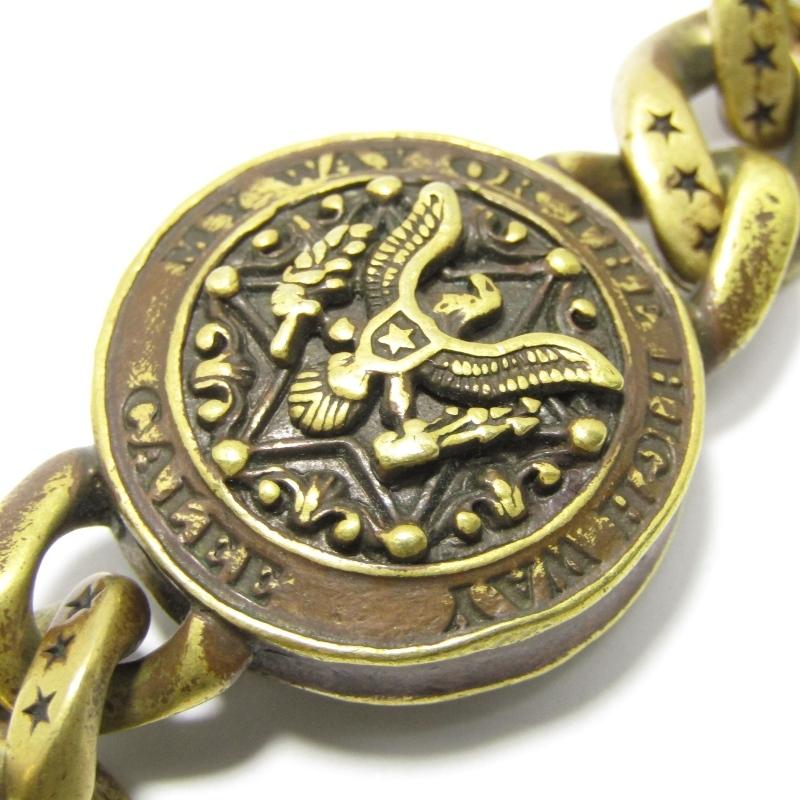 CALEE キャリー キーチェーン CONCHO KEY RING BRASS イーグル CALEE キャリー キーチェーン CONCHO KEY RING BRASS イーグル