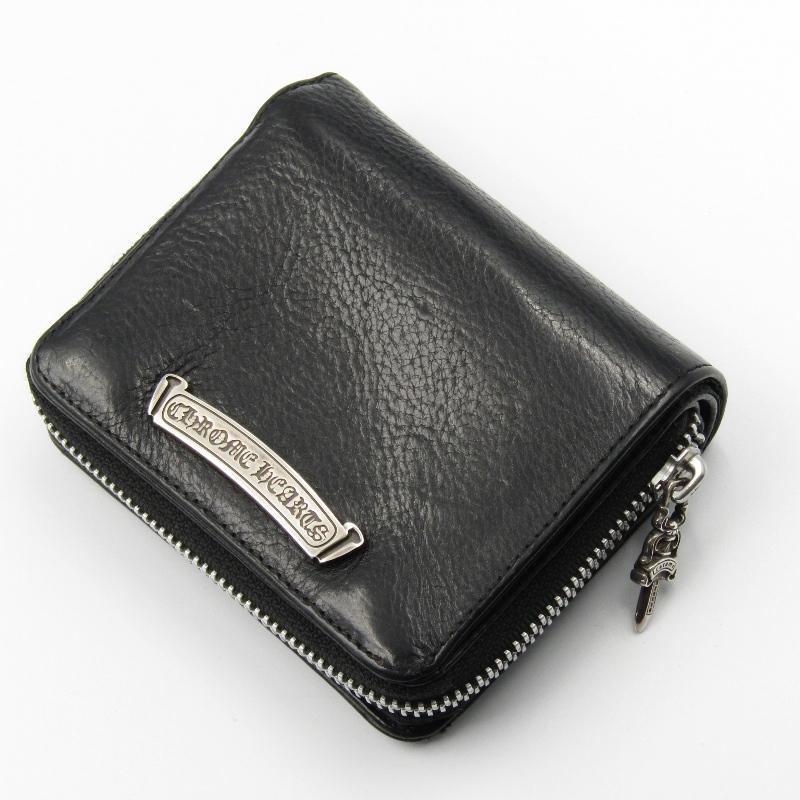 CHROME HEARTS Chrome Hearts クロムハーツ 二つ折り財布 SQ ZIP CHROME HEARTS Chrome Hearts クロムハーツ 二つ折り財布 SQ ZIP