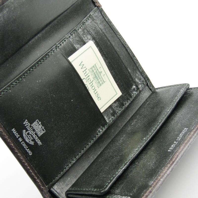 Whitehouse Cox 未使用 ホワイトハウスコックス 三つ折り財布 Whitehouse Cox 未使用 ホワイトハウスコックス 三つ折り財布